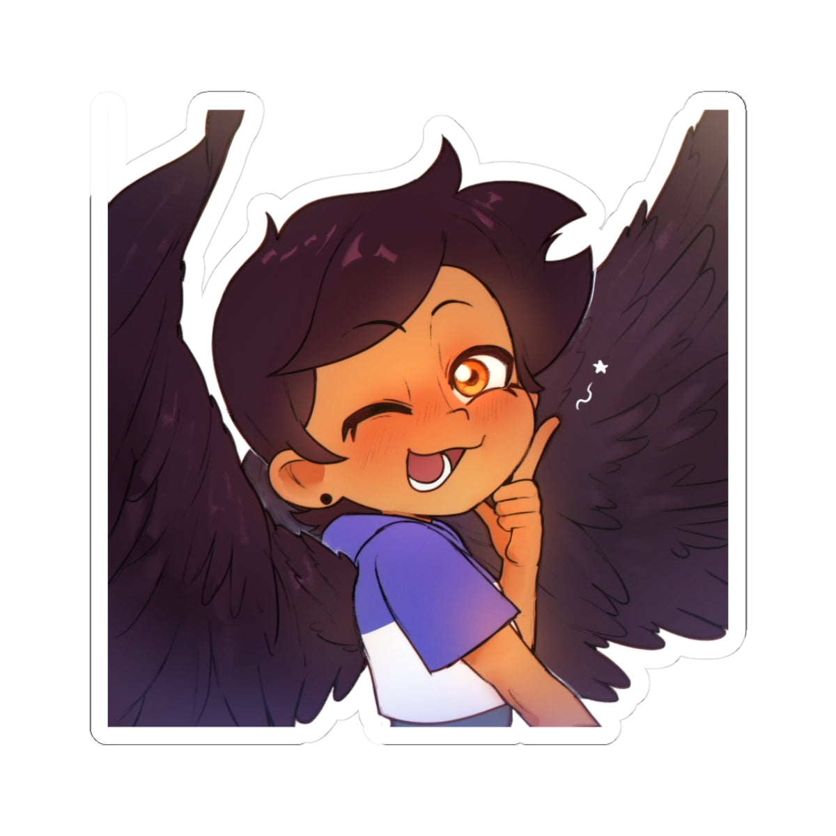 Angel Luz Sticker
