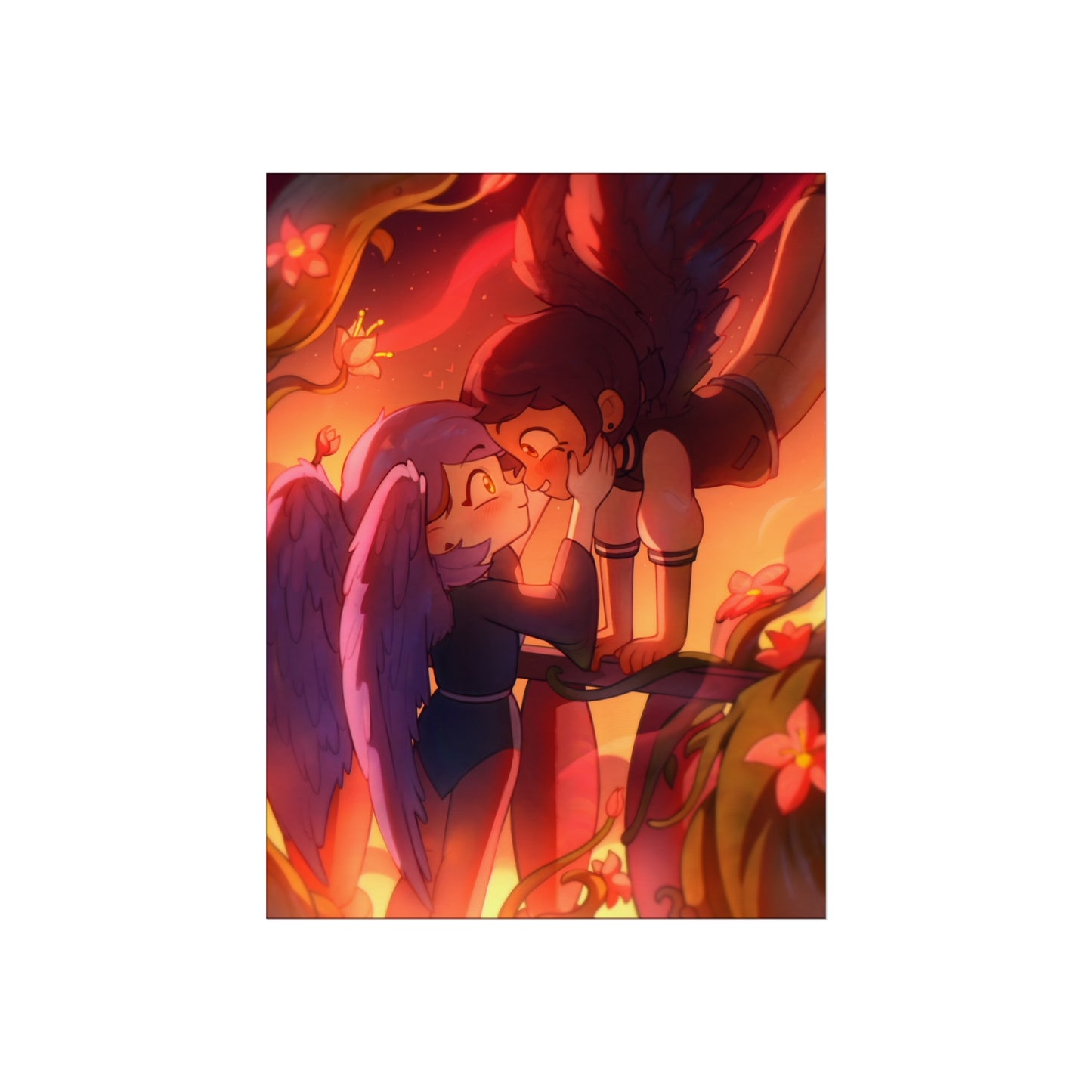 Lumity Angels Giclée Poster