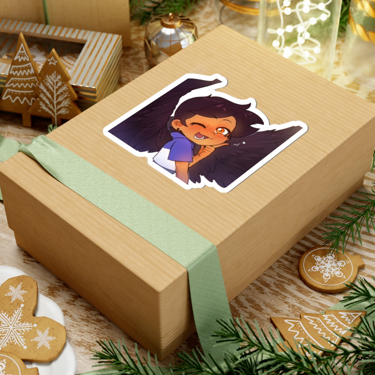Angel Luz Sticker